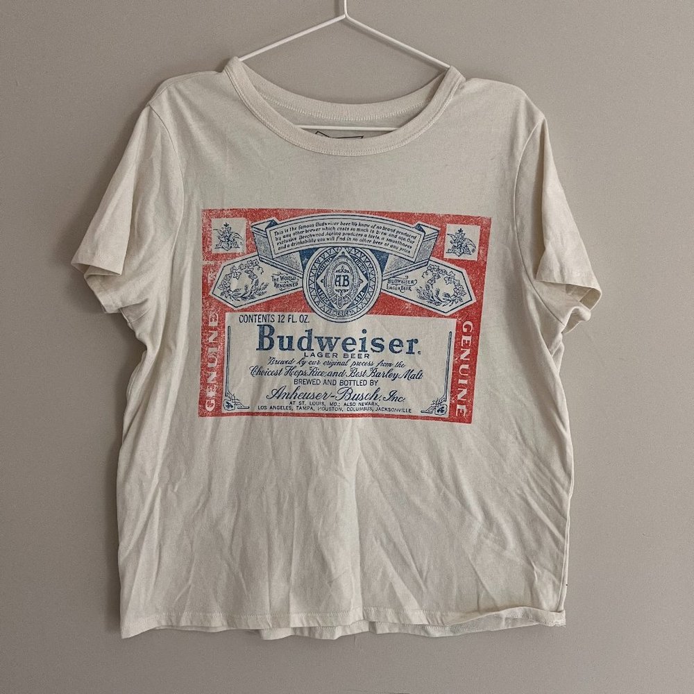 Budweiser T Shirt XLarge
